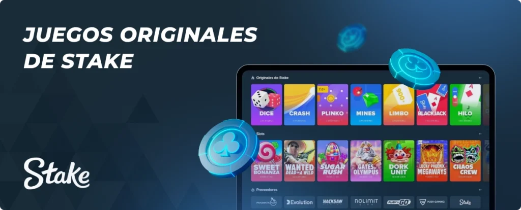 Juegos originales de Stake