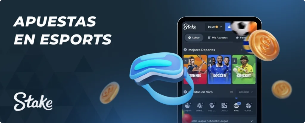 Apuestas en eSports en Stake Casino